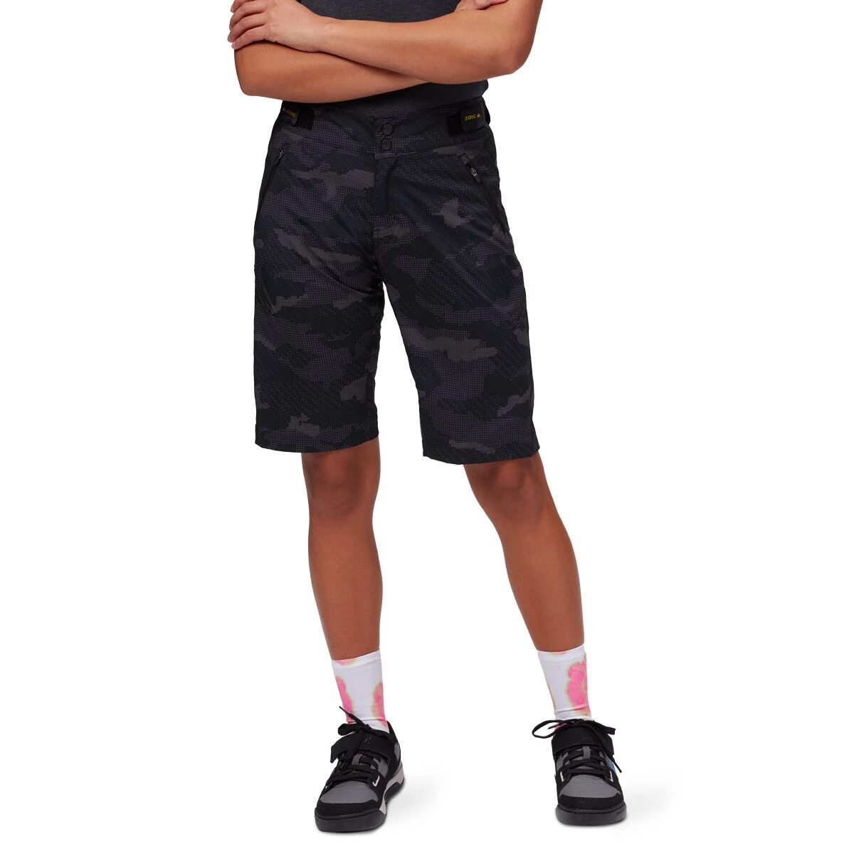 Discount π ZOIC Women's Mountain Shorts & Pants Navaeh Camo Short + Essential Liner Women's π 7 Discount π ZOIC Women's Mountain Shorts & Pants Navaeh Camo Short + Essential Liner Women's π - Image 5