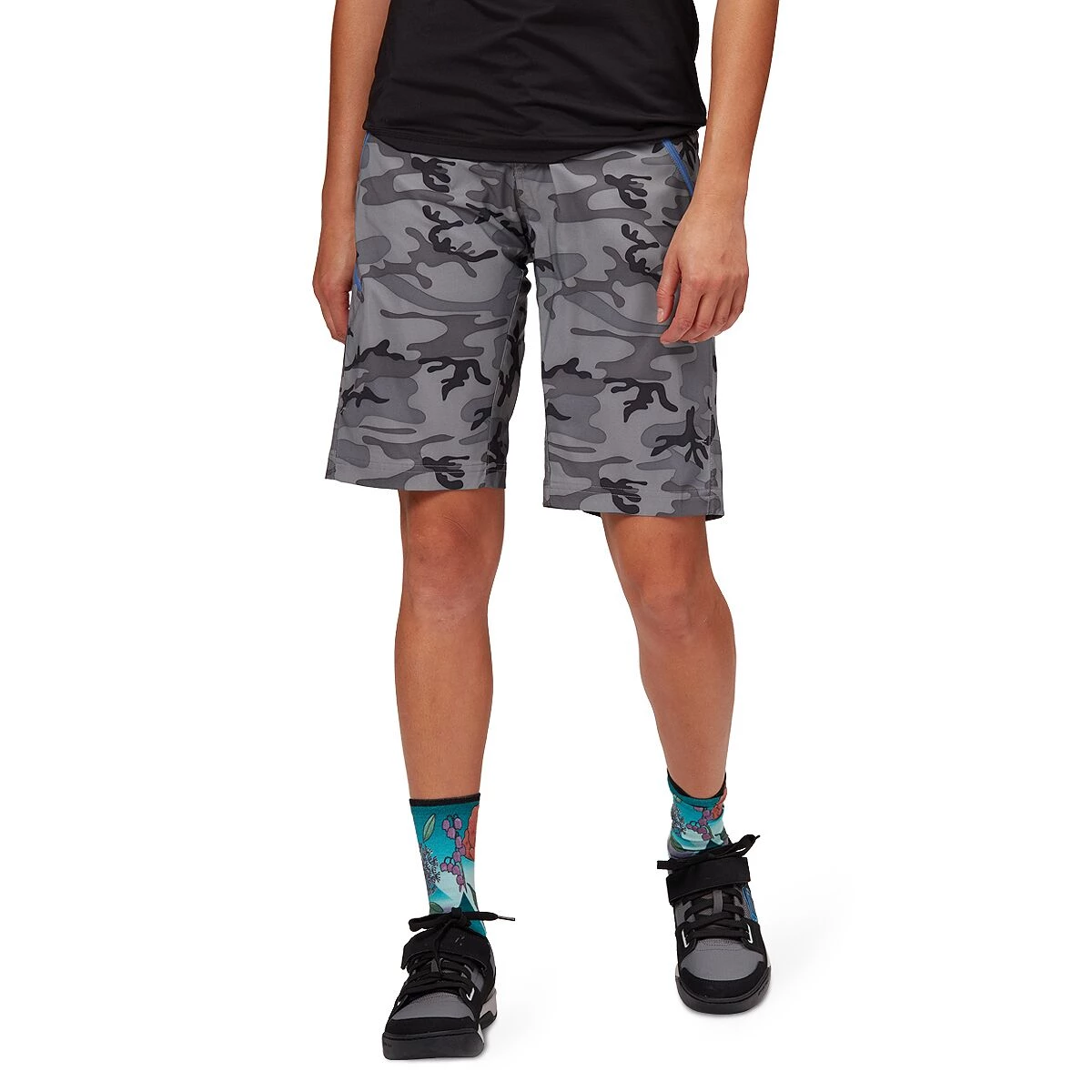 Discount π ZOIC Women's Mountain Shorts & Pants Navaeh Camo Short + Essential Liner Women's π 5 Discount π ZOIC Women's Mountain Shorts & Pants Navaeh Camo Short + Essential Liner Women's π - Image 3
